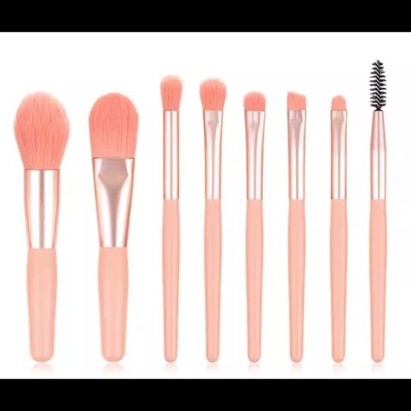 8 PIECE TRAVEL COSMETIC BRUSH SET - Picture 2 of 2